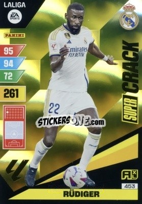 Sticker Rüdiger - LaLiga 2023-2024. Adrenalyn XL
 n. 453 - Panini