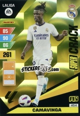Sticker Camavinga - LaLiga 2023-2024. Adrenalyn XL
 n. 454 - Panini