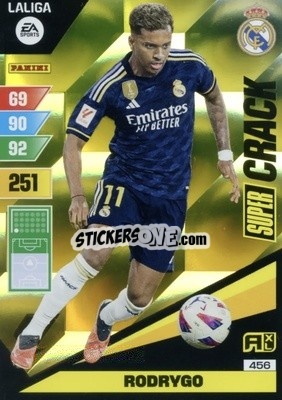 Sticker Rodrygo - LaLiga 2023-2024. Adrenalyn XL
 n. 456 - Panini