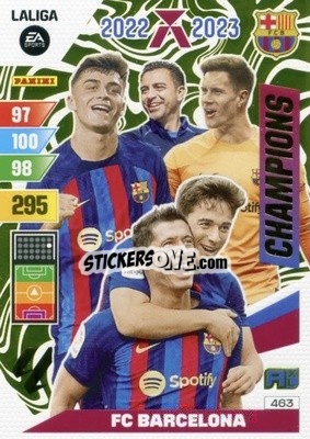 Sticker Xavi / Gavi / ter Stegen / Pedri / Lewandowski - LaLiga 2023-2024. Adrenalyn XL
 - Panini