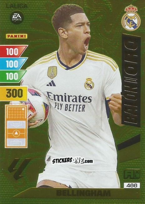 Cromo Bellingham - LaLiga 2023-2024. Adrenalyn XL
 n. 466 - Panini