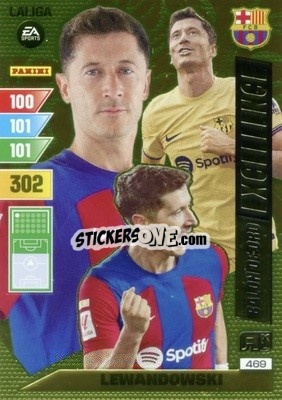 Sticker Lewandowski - LaLiga 2023-2024. Adrenalyn XL
 n. 469 - Panini