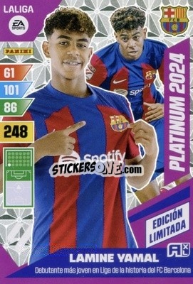 Sticker Lamine Yamal - LaLiga 2023-2024. Adrenalyn XL
 n. LE-LY - Panini