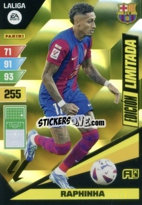 Sticker Raphinha - LaLiga 2023-2024. Adrenalyn XL
 n. LE-R - Panini