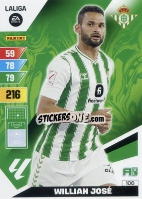 Cromo Willian José - LaLiga 2023-2024. Adrenalyn XL
 - Panini