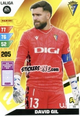 Cromo David Gil - LaLiga 2023-2024. Adrenalyn XL
 - Panini