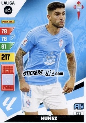 Sticker Núñez - LaLiga 2023-2024. Adrenalyn XL
 - Panini