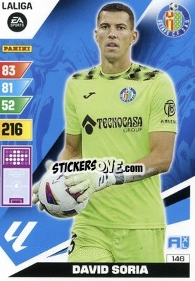 Sticker David Soria - LaLiga 2023-2024. Adrenalyn XL
 n. 146 - Panini