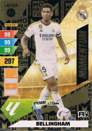 Cromo Bellingham - LaLiga 2023-2024. Adrenalyn XL
 n. M4 - Panini