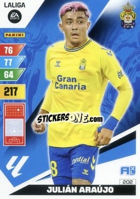 Figurina Julián Araújo - LaLiga 2023-2024. Adrenalyn XL
 - Panini