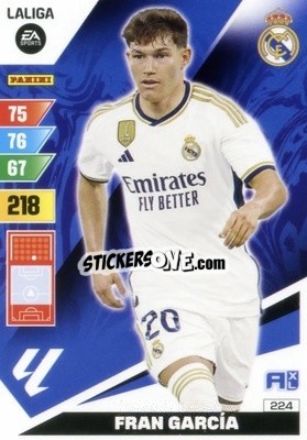 Cromo Fran García - LaLiga 2023-2024. Adrenalyn XL
 - Panini