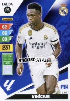 Sticker Vinícius - LaLiga 2023-2024. Adrenalyn XL
 n. 234 - Panini