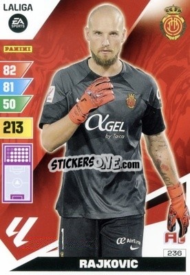 Cromo Rajkovic - LaLiga 2023-2024. Adrenalyn XL
 - Panini