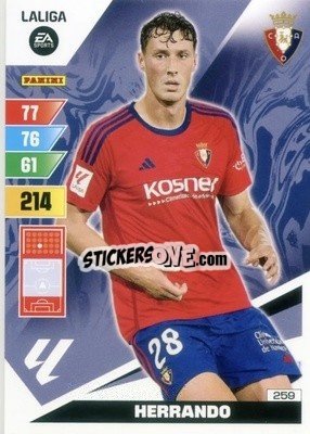 Sticker Herrando - LaLiga 2023-2024. Adrenalyn XL
 - Panini