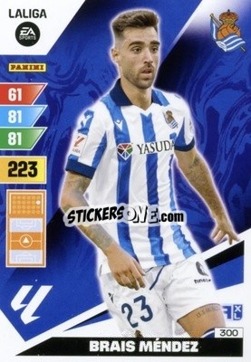 Sticker Brais Méndez - LaLiga 2023-2024. Adrenalyn XL
 n. 300 - Panini