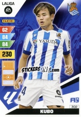 Sticker Kubo - LaLiga 2023-2024. Adrenalyn XL
 n. 302 - Panini