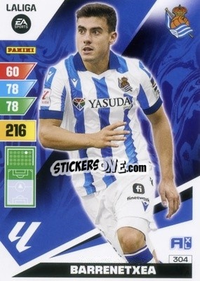 Sticker Barrenetxea - LaLiga 2023-2024. Adrenalyn XL
 n. 304 - Panini