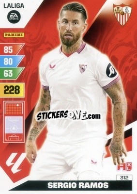 Figurina Sergio Ramos - LaLiga 2023-2024. Adrenalyn XL
 - Panini