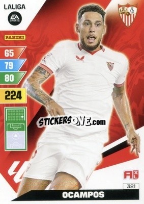 Cromo Ocampos - LaLiga 2023-2024. Adrenalyn XL
 n. 321 - Panini