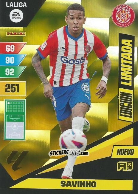 Cromo Savinho - LaLiga 2023-2024. Adrenalyn XL
 n. LEN-SA - Panini