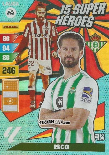 Sticker Isco - LaLiga 2023-2024. Adrenalyn XL
 n. SH-5 - Panini
