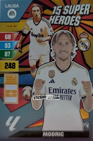 Sticker Luka Modric - LaLiga 2023-2024. Adrenalyn XL
 n. SH-9 - Panini