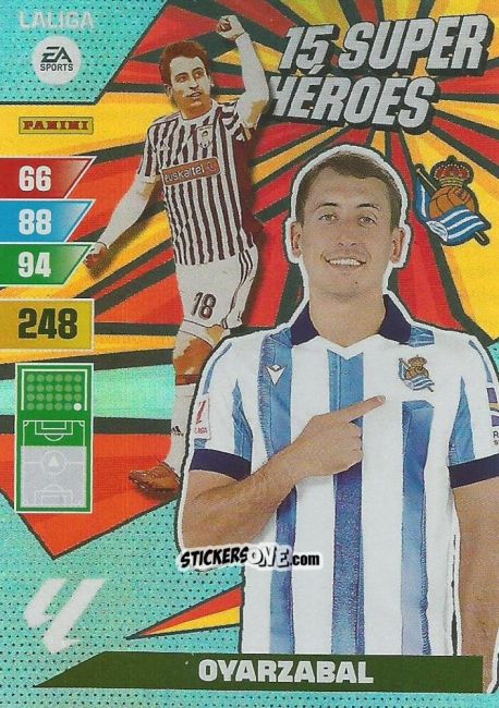 Cromo Oyarzabal - LaLiga 2023-2024. Adrenalyn XL
 n. SH-11 - Panini