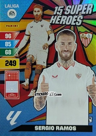 Sticker Sergio Ramos - LaLiga 2023-2024. Adrenalyn XL
 n. SH-13 - Panini