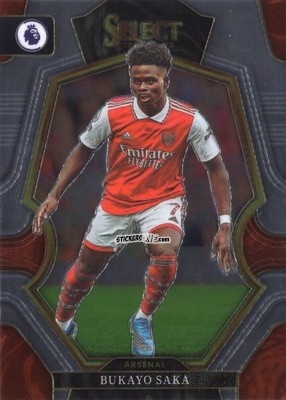 Sticker Bukayo Saka - Select Premier League 2022-2023 n. 190 - Panini