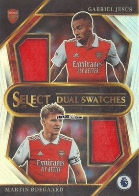 Sticker Gabriel Jesus / Martin Odegaard - Select Premier League 2022-2023 n. DS-ASA - Panini