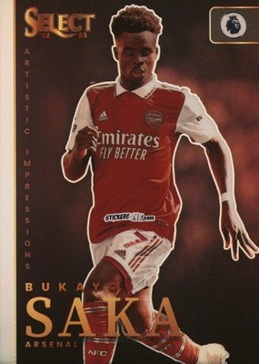 Sticker Bukayo Saka - Select Premier League 2022-2023 n. AI18 - Panini