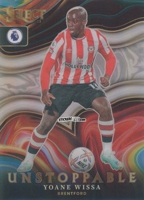 Sticker Yoane Wissa - Select Premier League 2022-2023 n. U1 - Panini