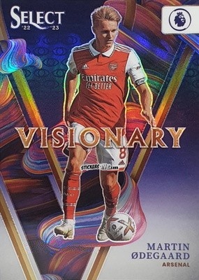 Sticker Martin Odegaard - Select Premier League 2022-2023 n. V20 - Panini