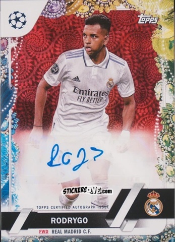 Sticker Rodrygo - Carnaval Edition UEFA Club Competitions 2022-2023
 n. CA-R - Topps