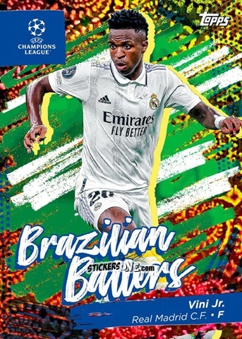 Sticker Vini Jr. - Carnaval Edition UEFA Club Competitions 2022-2023
 n. B-1 - Topps