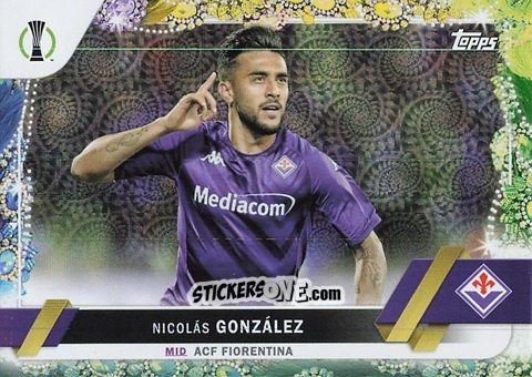 Sticker Nicolás González - Carnaval Edition UEFA Club Competitions 2022-2023
 n. 77 - Topps