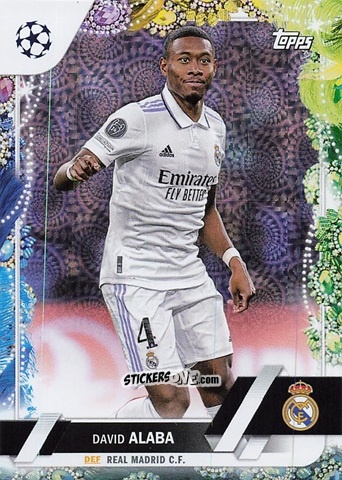 Sticker David Alaba - Carnaval Edition UEFA Club Competitions 2022-2023
 n. 82 - Topps