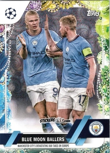 Sticker Blue Moon Ballers (Haaland / De Bruyne)