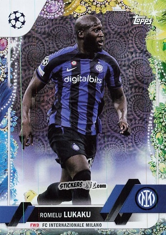 Sticker Romelu Lukaku - Carnaval Edition UEFA Club Competitions 2022-2023
 n. 96 - Topps