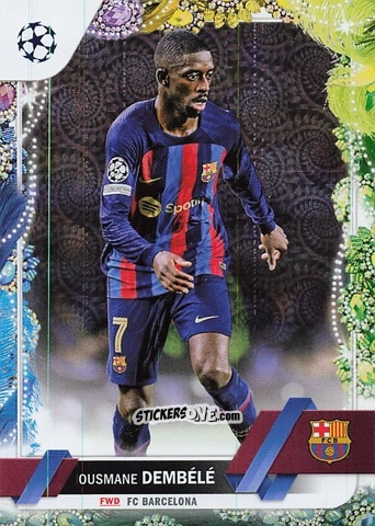 Sticker Ousmane Dembélé - Carnaval Edition UEFA Club Competitions 2022-2023
 n. 98 - Topps