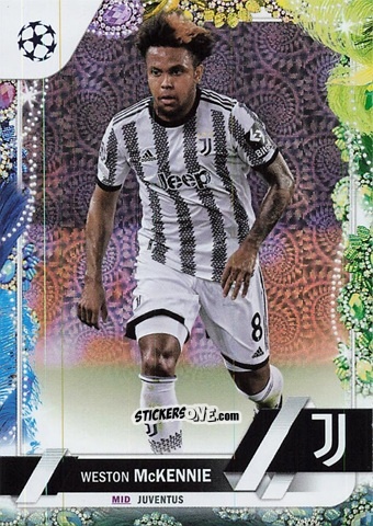 Sticker Weston McKennie - Carnaval Edition UEFA Club Competitions 2022-2023
 n. 115 - Topps