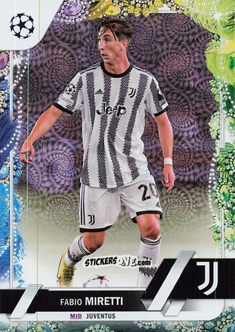 Sticker Fabio Miretti - Carnaval Edition UEFA Club Competitions 2022-2023
 n. 116 - Topps
