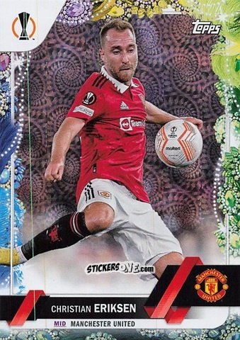 Sticker Christian Eriksen - Carnaval Edition UEFA Club Competitions 2022-2023
 n. 127 - Topps