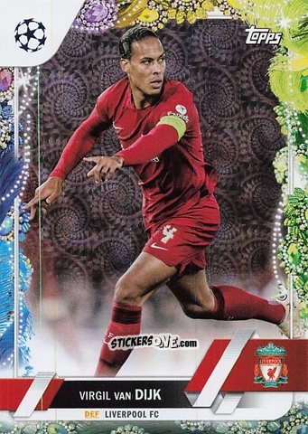 Sticker Virgil van Dijk - Carnaval Edition UEFA Club Competitions 2022-2023
 n. 130 - Topps