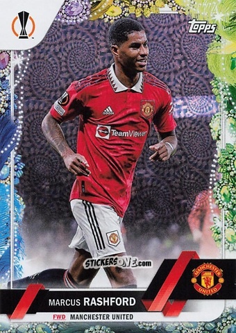Sticker Marcus Rashford - Carnaval Edition UEFA Club Competitions 2022-2023
 n. 7 - Topps