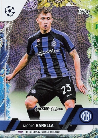 Sticker Nicolò Barella - Carnaval Edition UEFA Club Competitions 2022-2023
 n. 23 - Topps
