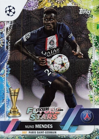 Sticker Nuno Mendes - Carnaval Edition UEFA Club Competitions 2022-2023
 n. 26 - Topps