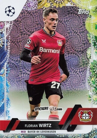 Sticker Florian Wirtz - Carnaval Edition UEFA Club Competitions 2022-2023
 n. 27 - Topps