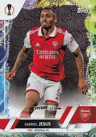 Sticker Gabriel Jesus - Carnaval Edition UEFA Club Competitions 2022-2023
 n. 38 - Topps