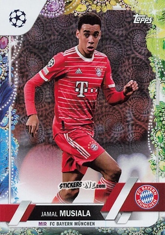 Sticker Jamal Musiala - Carnaval Edition UEFA Club Competitions 2022-2023
 n. 42 - Topps